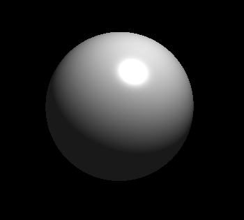 sphere being ray traced