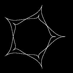 Example of a super shape curve